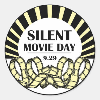 Silent Movie Day Sticker