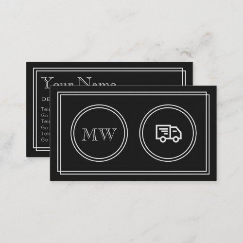 Silent Movie Delivery Service Business Cards