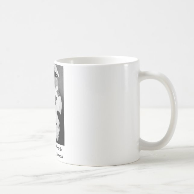 Silent Movie ~ Old Photo  Monocle for Mr Peanut Coffee Mug (Right)