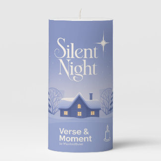 Silent Night Candle – Emotional Minimalist Winter