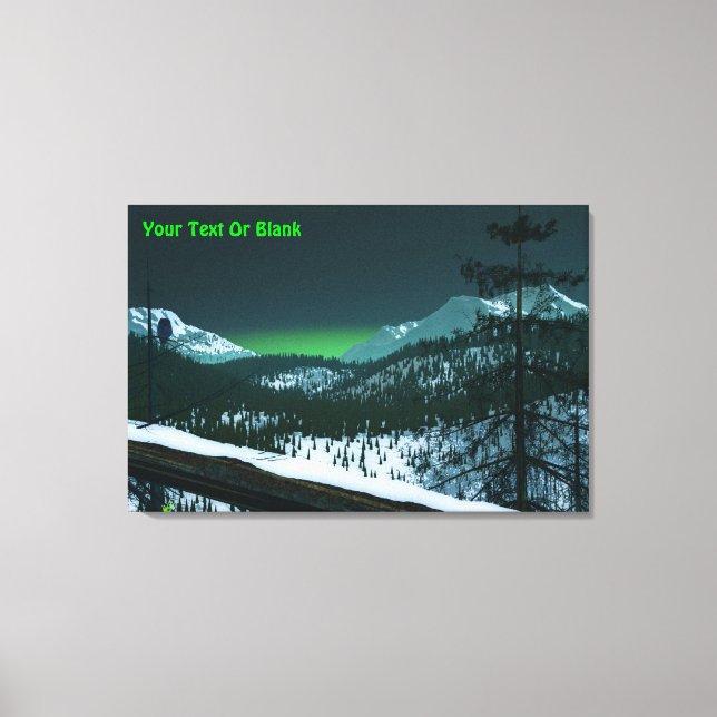 Silent Night Canvas Print (Front)