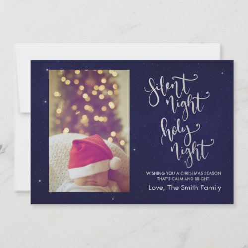 Silent Night  Christmas Card