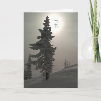 silent night_folded greeting card