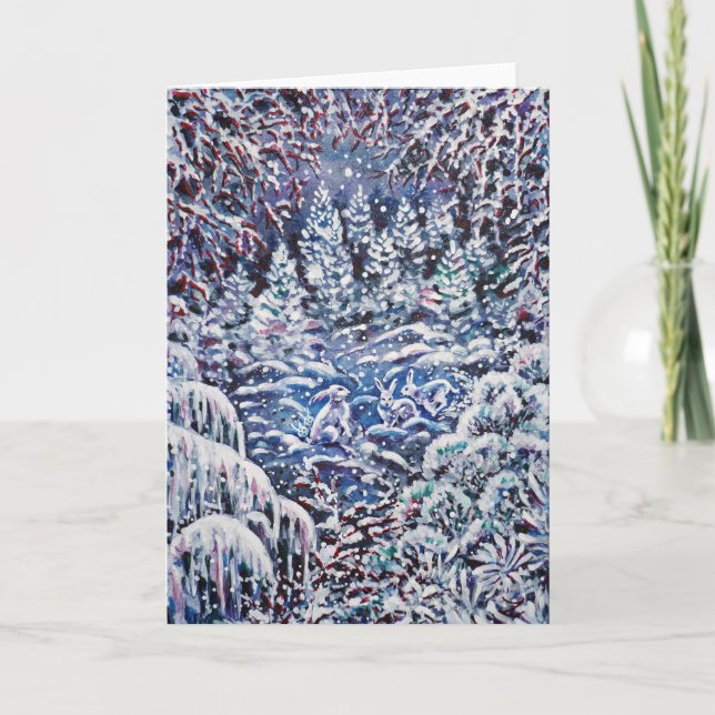 Silent Night Holiday Card (Front)