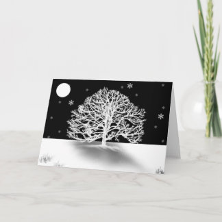 Silent Night Holiday Card