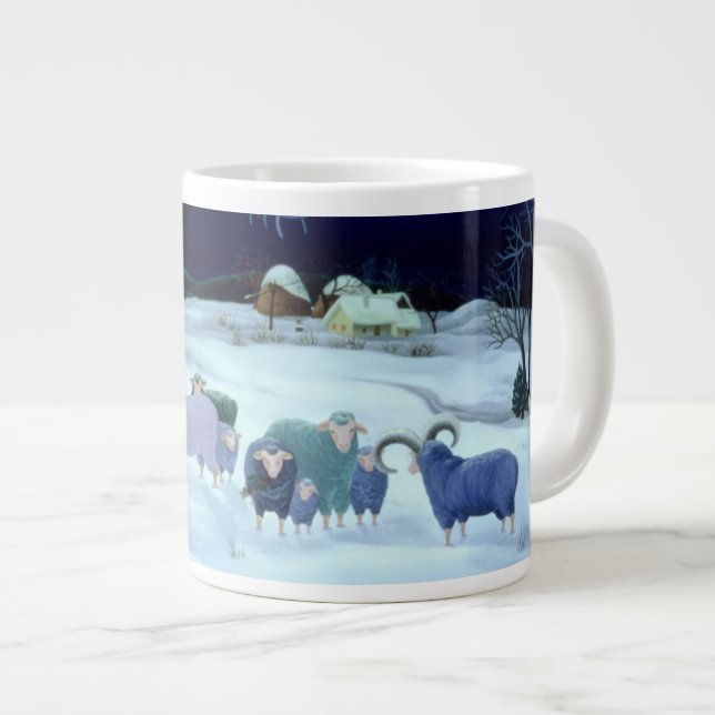 Silent Night Holy Night 1995 Large Coffee Mug (Front Right)