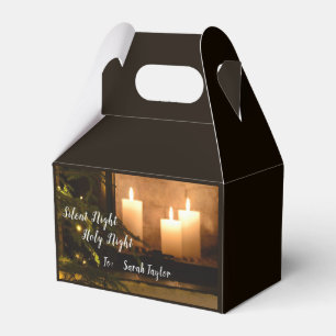 "Silent Night Holy Night" Beloved Christmas Carol Favor Boxes