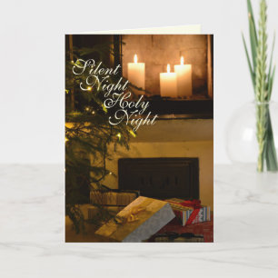 "Silent Night Holy Night" Beloved Christmas Carol Holiday Card