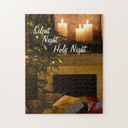 Silent Night Holy Night Beloved Christmas Carol Jigsaw Puzzle