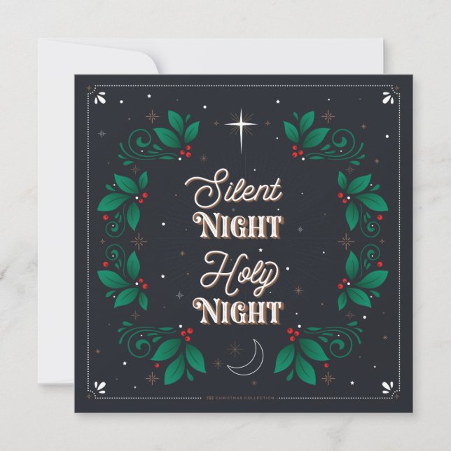 Silent Night, Holy Night Flat Card 5.25 (Front)