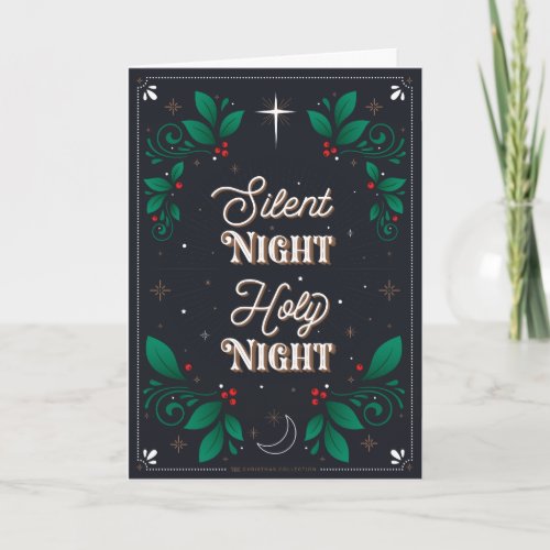 Silent Night Holy Night Greeting Card