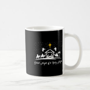 Silent Night Holy Night Nativity Scene Christian C Coffee Mug