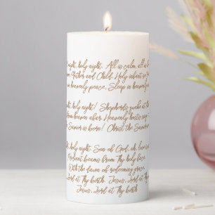 Silent Night, Holy Night Pillar Candle