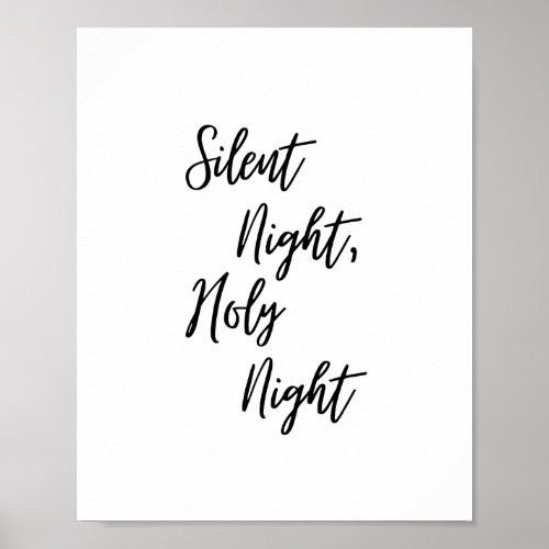 Silent Night Holy Night Poster