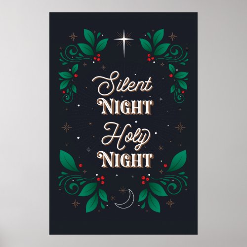 Silent Night Holy Night Poster 24x36