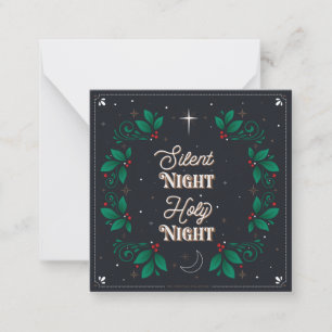Silent Night, Holy Night Stationery Card