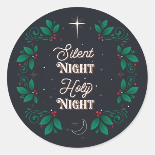 Silent Night Holy Night Stickers