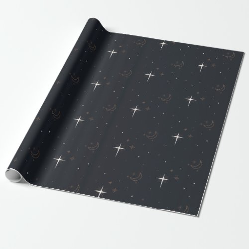 Silent Night Holy Night Wrapping Paper