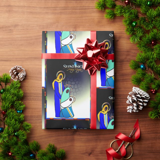 Silent Night Holy Night Wrapping Paper (Holiday Gift)