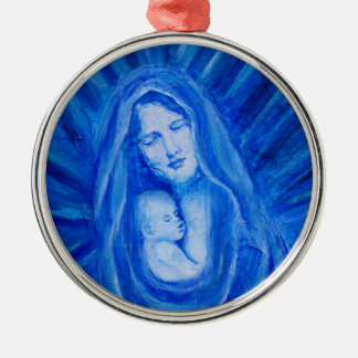 Silent Night (Mary and Baby Jesus) Ornament