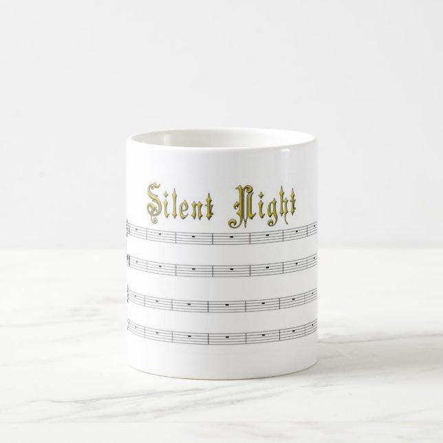 Silent Night music mug (Center)