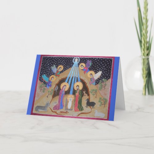 Silent Night Nativity Card