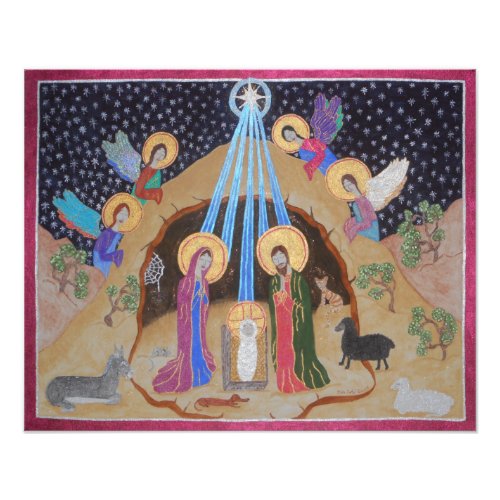 Silent Night Nativity Photo Print