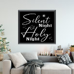 Silent Night Oh Holy Night Poster<br><div class="desc">Silent Night Oh Holy Night Minimalist Christmas Art.</div>