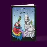 "Silent Night?" Parrot Christmas Card