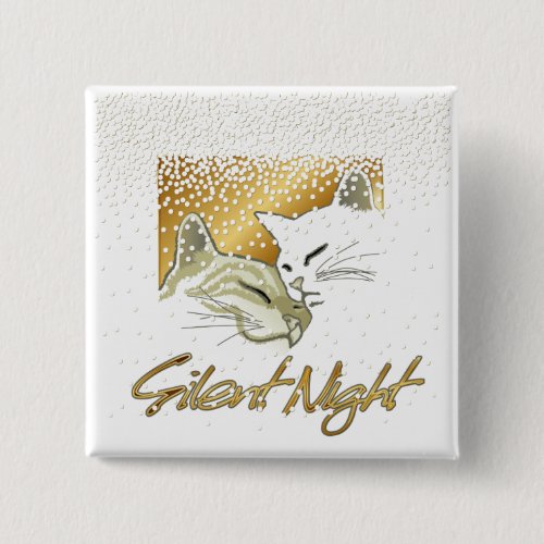 Silent Night Pinback Button