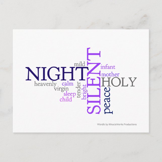 Silent Night Postcard (Front)