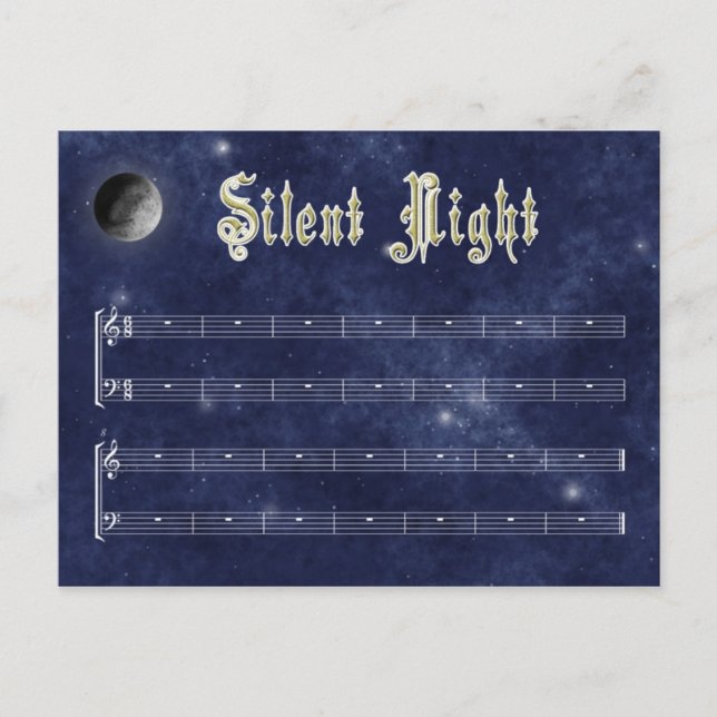 Silent Night postcard (Front)