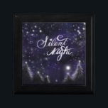 Silent Night - romantic Holiday snow scene Jewelry Box<br><div class="desc">Silent Night - romantic Holiday snow scene during the earlier morning while the moon is glistening over a blanket of fresh new snow.</div>