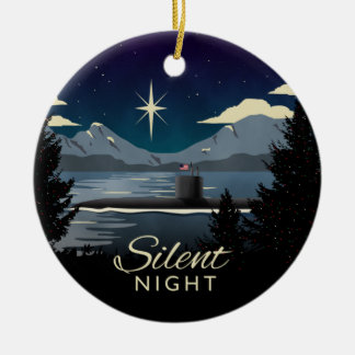 Silent Night - Submarine Holiday Ornament