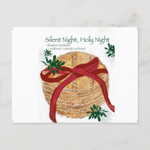 Silent Night Sweet Traditions Holiday Postcard