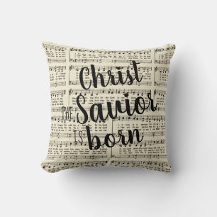Silent Night Throw Pillow