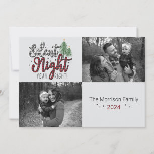 Silent Night Yeah Right! Holiday Card