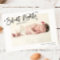Silent Nights Mostly Baby Photo Holiday Birth