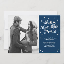 Silent Nights Pregnancy Christmas Announcement