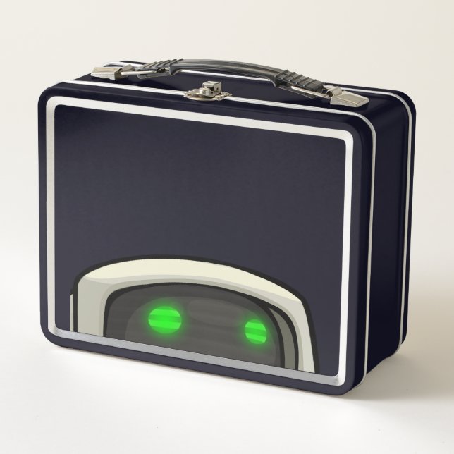 Silent Observer Metal Lunch Box (Front)