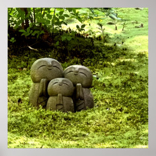 Silent Passage — Japanese Wabi-Sabi Harmony Photo Poster