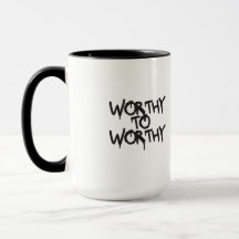 Silent Power Morning Mug — WORTHY TO WORTHY