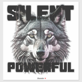 Silent&Powerful Sticker