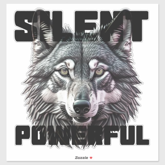 Silent&Powerful Sticker (Sheet)