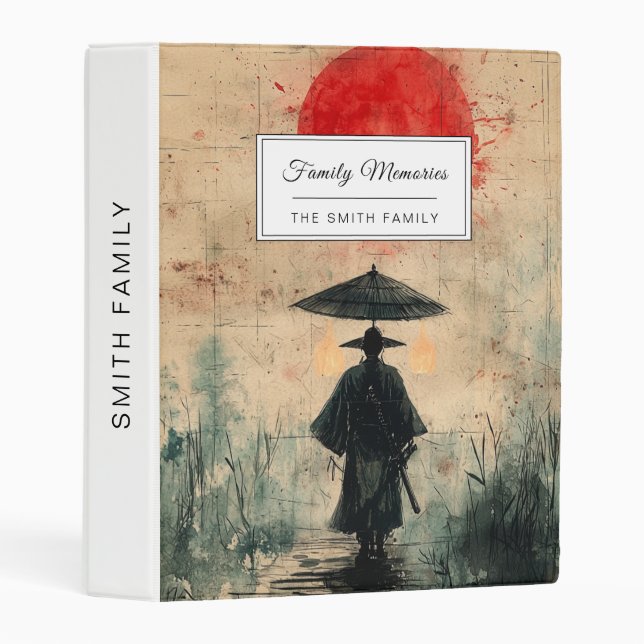 Silent Samurai Crimson Forest (1) Mini Binder (Front/Spine)
