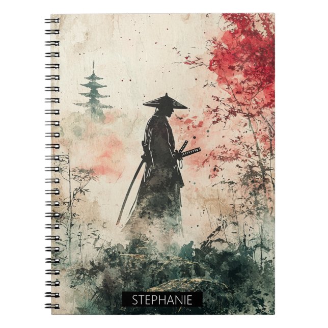 Silent Samurai Crimson Forest (1) Notebook (Front)