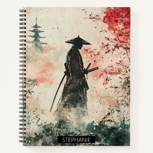 Silent Samurai Crimson Forest (1) Notebook (Front)