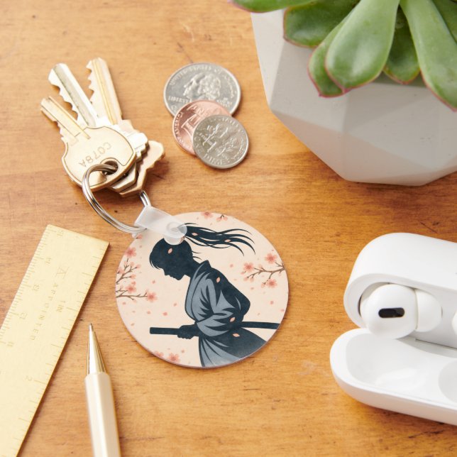 Silent Samurai – The Feminine Shadow Keychain (Desk)
