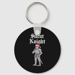 Silent Santa Knight Christmas Medieval Costume Men Keychain