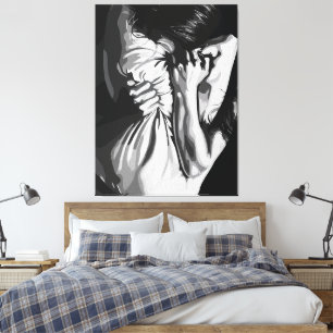 Silent Scream – Expression of Inner Turmoil Canvas Print
